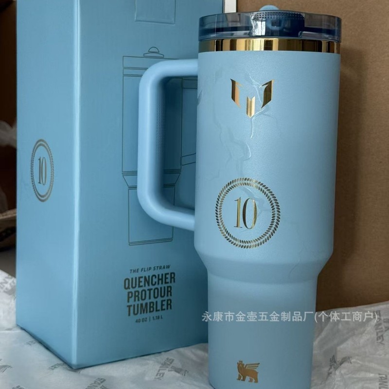 新款STANLEY跨境三代40OZ汽车杯304不锈钢保温冰霸大容量吸管杯|undefined