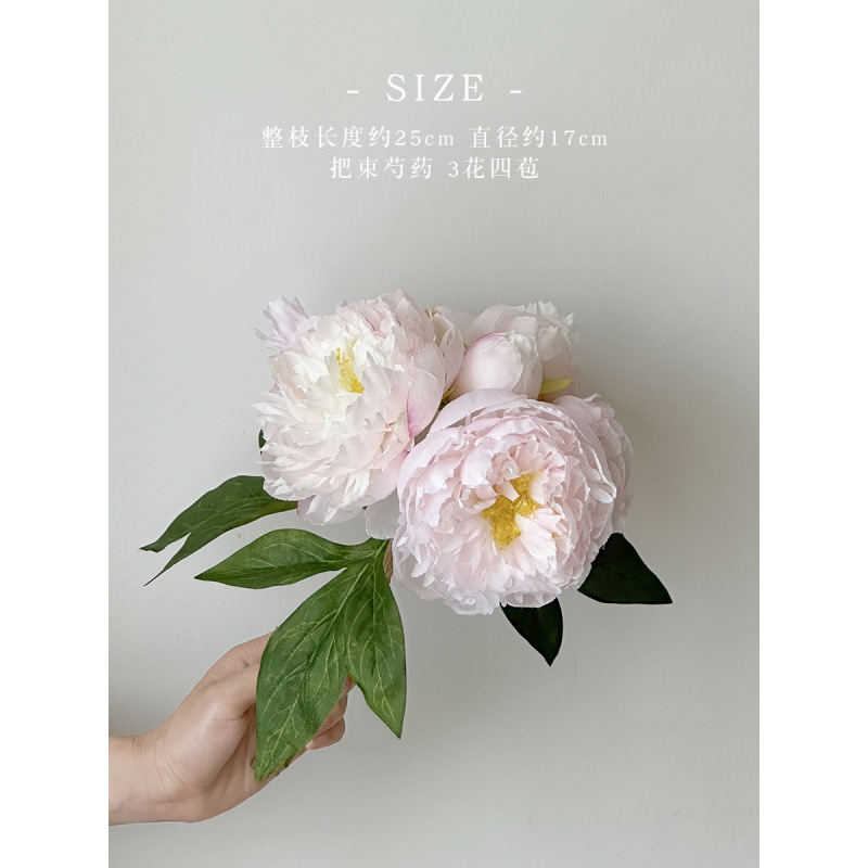 Nuevo jarrón de cerámica azul china nueva decoración de estilo chino sala de estar floral decoración de vestíbulo de estilo antiguo peonía floral