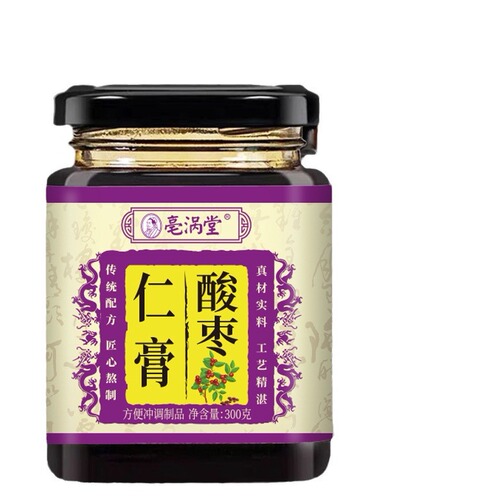 Sour Jujube Seed Paste, Goji Berries, Mulberries, Longan Flesh Instant Beverage in Canned Packaging, 300g, Direct Source Shipment, Medicinal and Edible Products