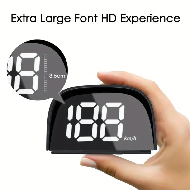 Cross-Border Universal Car Hud Head-Up Display Beidou Satellite Speedometer Kmh/Mph Speed Display Speed Measuring Device