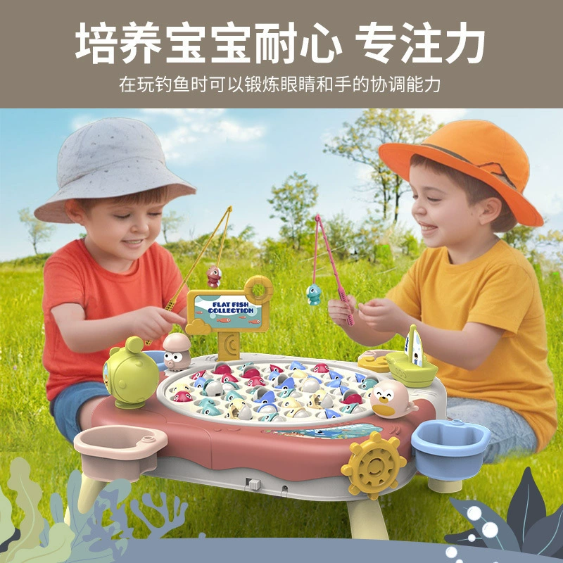 Детская электромагнитная игрушка для рыбалки, морские рыбы, для импорта, новая коллекция, 1-2 года, опт