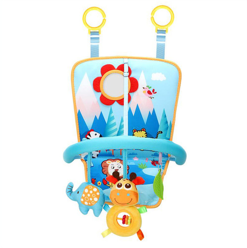 Cross-border baby foot pedal fitness frame children's car foot pedal doll seat pendant early education exercise teaching aid