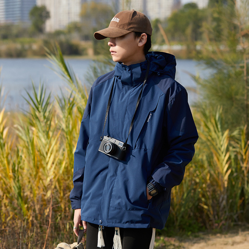 남성-카우보이 블루 (3 대 1 밍크 벨벳 라이너)