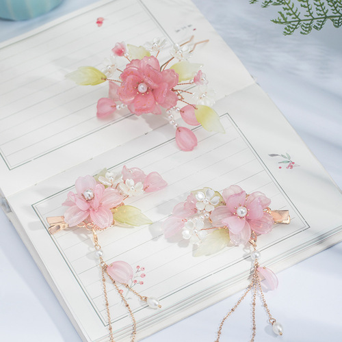 Hanfu hair accessories set hairpin tassel pair hairpin top hairpin headdress Chinese style accessories 26.9GF057