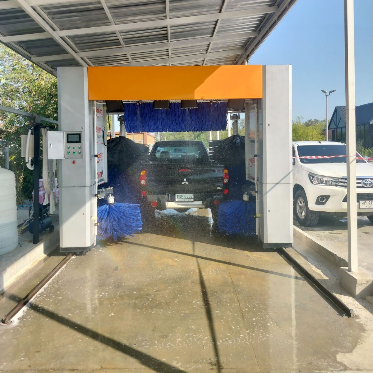 Gasolinera equipo de lavado de coches automático inteligente ordenador lavadora de coches sala de lavado de coches no tripulado de autoservicio fabricante de la máquina de lavado de coches