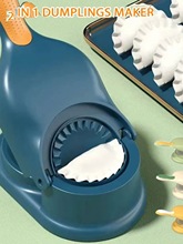 New 2 In1 Dumpling Maker DlY Kit Wrapper Presser Manual Labo