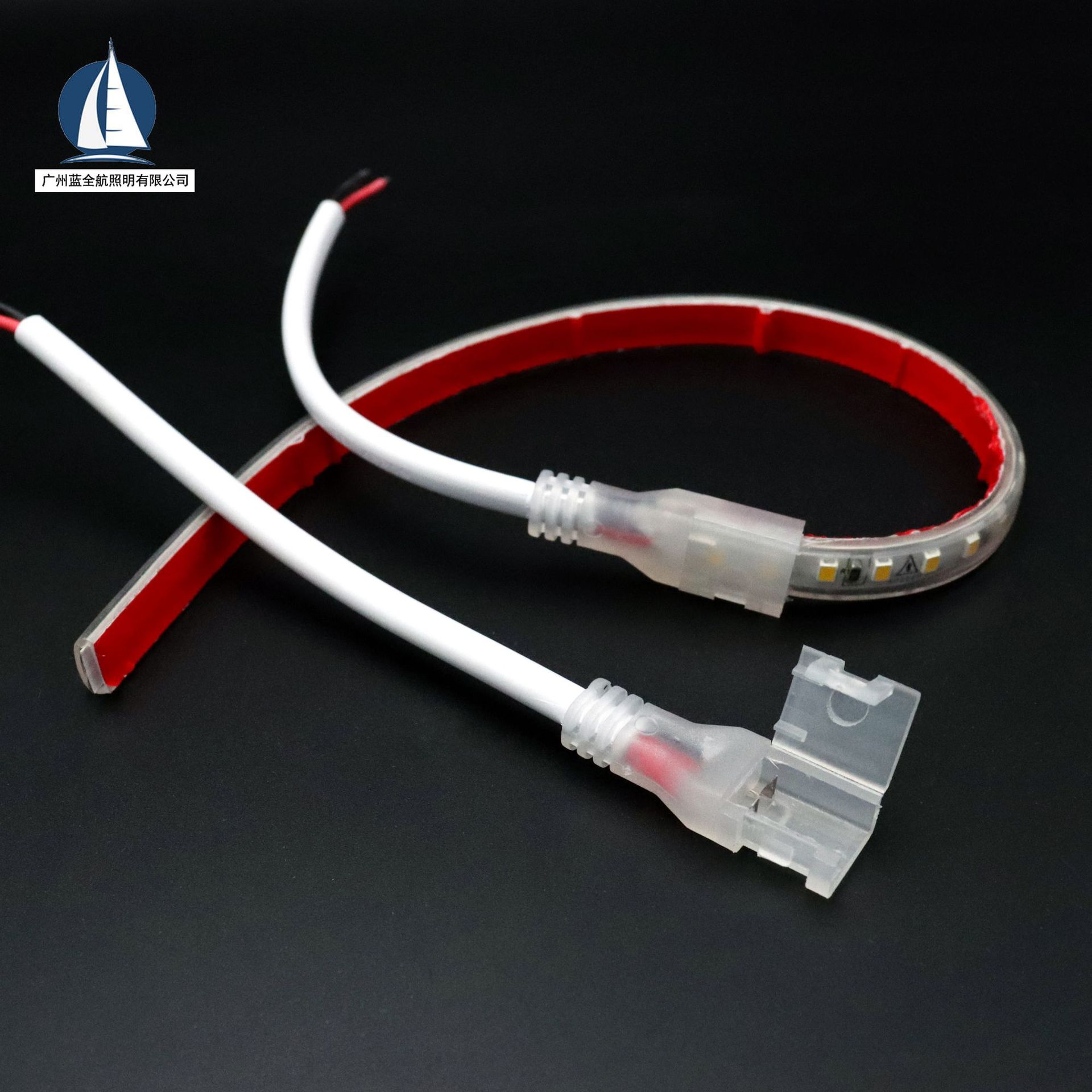 Tira de luz LED del gabinete Línea de DuPont caja de conexiones de un punto y seis Línea de extensión de DuPont tira de luz sin soldadura pegatina rodillo de tira de luz