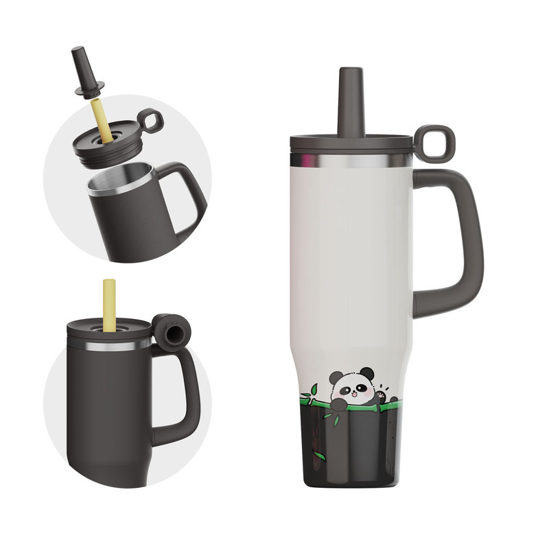 E-Commerce Hot-Selling 40oz Handle Car Cup Outdoor Portable Handle Cold Ice Cup Large Capacity Car Water Cup