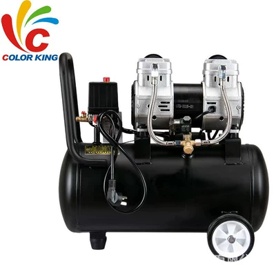 Special air compressor for heat transfer machine, dual-nozzle spray paint air compressor, air pump for woodworking and decoration, 220V