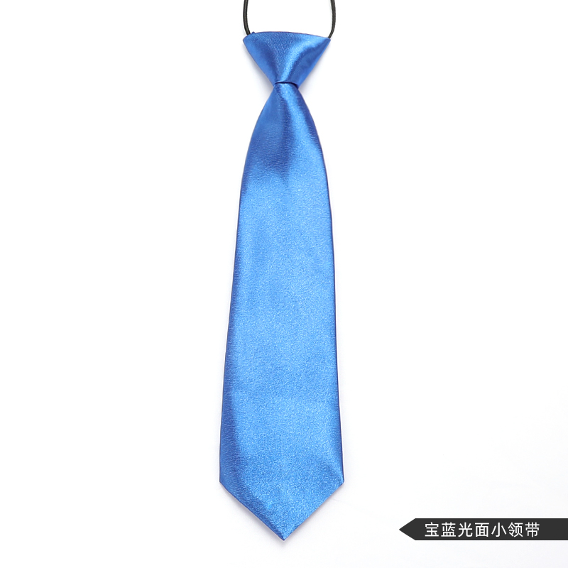 ↤↤↤어린이용 로얄 블루 글로시 타이 ↦=>=>=>