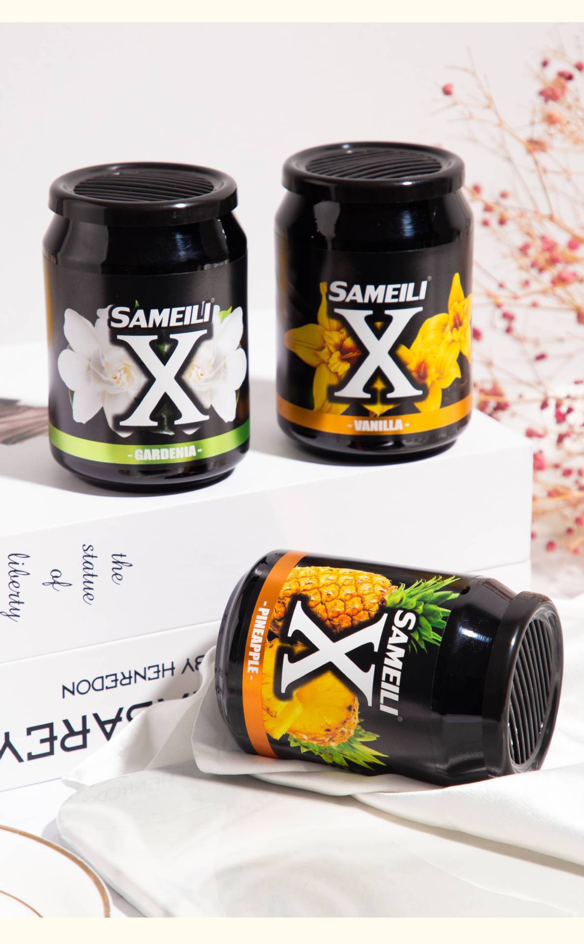 Car Solid Balm Aromatherapy Small Black Cola Can Fragrance Deodorizing Long-Lasting Light Fragrance Car Perfume Long-Lasting Fragrance