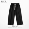 C04 Straight Casual Pants Black