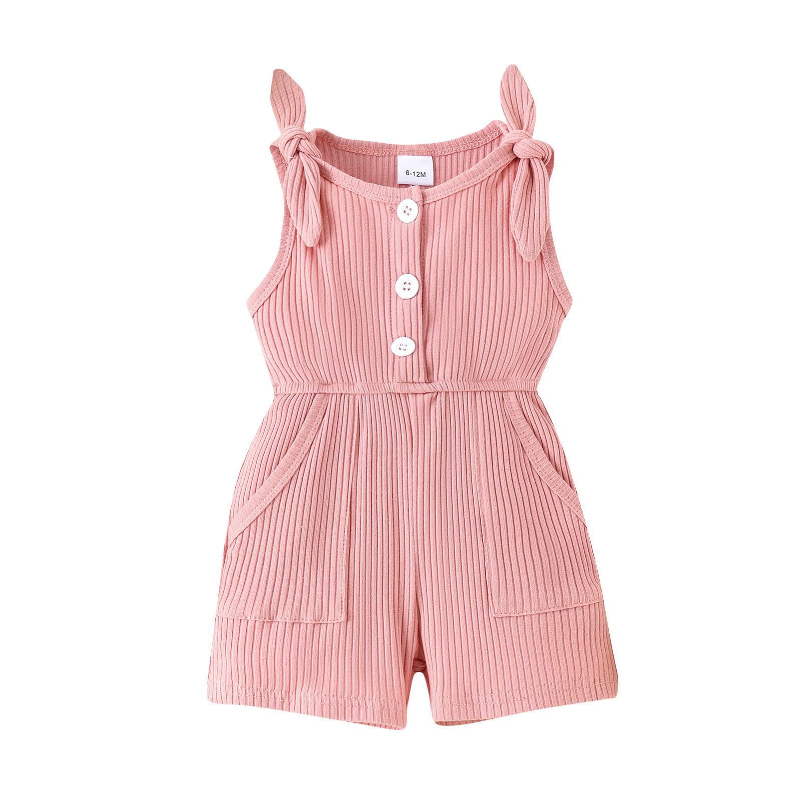 2026 comercio exterior ropa infantil de verano niñas arco de arco para niños monjes de mujer tesoro mono mono mono mono casuales moda image 10