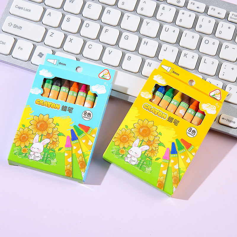Crayones de Pintura para Niños 12 Colores Lavables de Papel