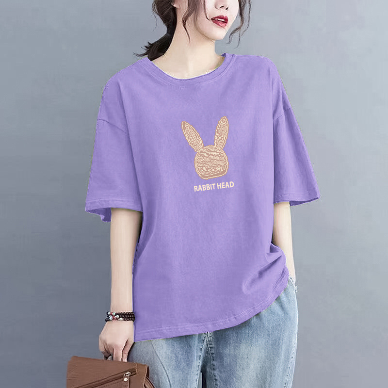 50 라이트 퍼플 [RABBIT 토끼 머리] 미디엄