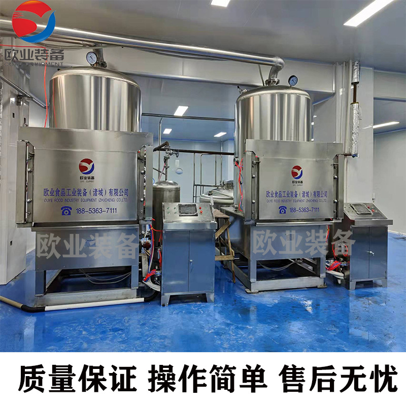 VF水果脆片加工设备 低温真空油炸机 脆虾真空脱油机器