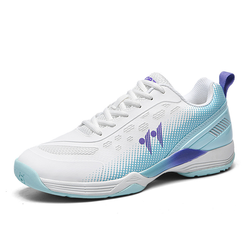 Cross-Border Professional Competition Badminton Shoes for Couples, Outdoor Training, Non-Slip, Shock-Absorbing, Breathable, Ultra-Light Men's and Women's Tennis Shoes