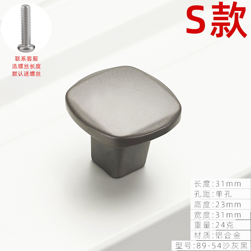 Solo agujero redondo estilo europeo marfil blanco mango gabinete muebles clásico sólido armario cajón mango al por mayor