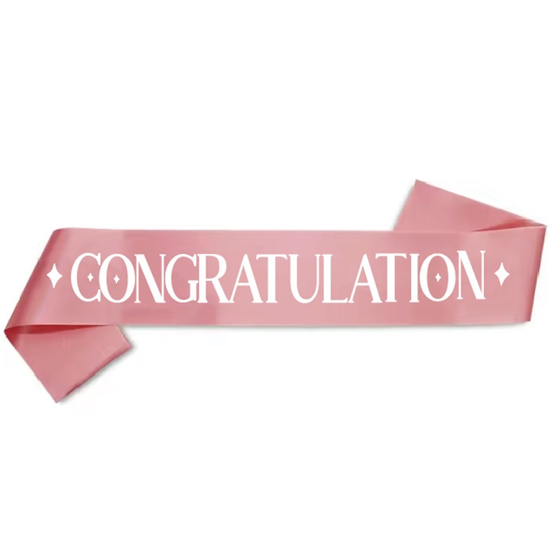 Nuevo cross-border felicitaciones graduado cinturón de hombro cinturón de etiqueta cinturón de fiesta cinturón cinta al por mayor
