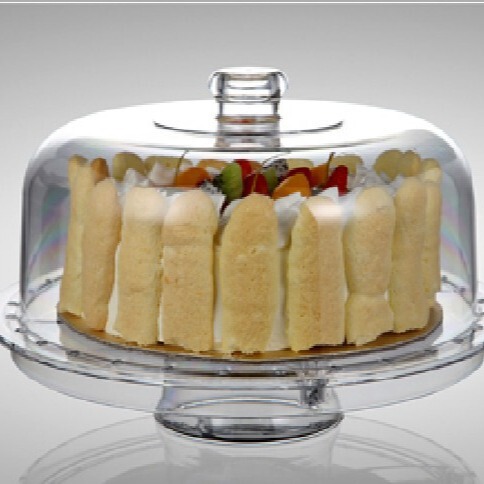 Multifunctional Cake Plate Preservation Cover Tray Pastry Snack Plate Storage Plate Dessert