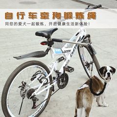 犬の散歩器はスプリング付きで伸縮します。
