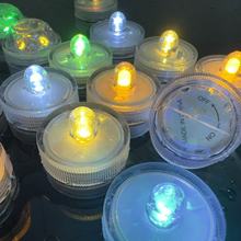 led电子沉水蜡烛灯水族装饰鱼缸灯创意发光潜水灯防水氛围灯批发