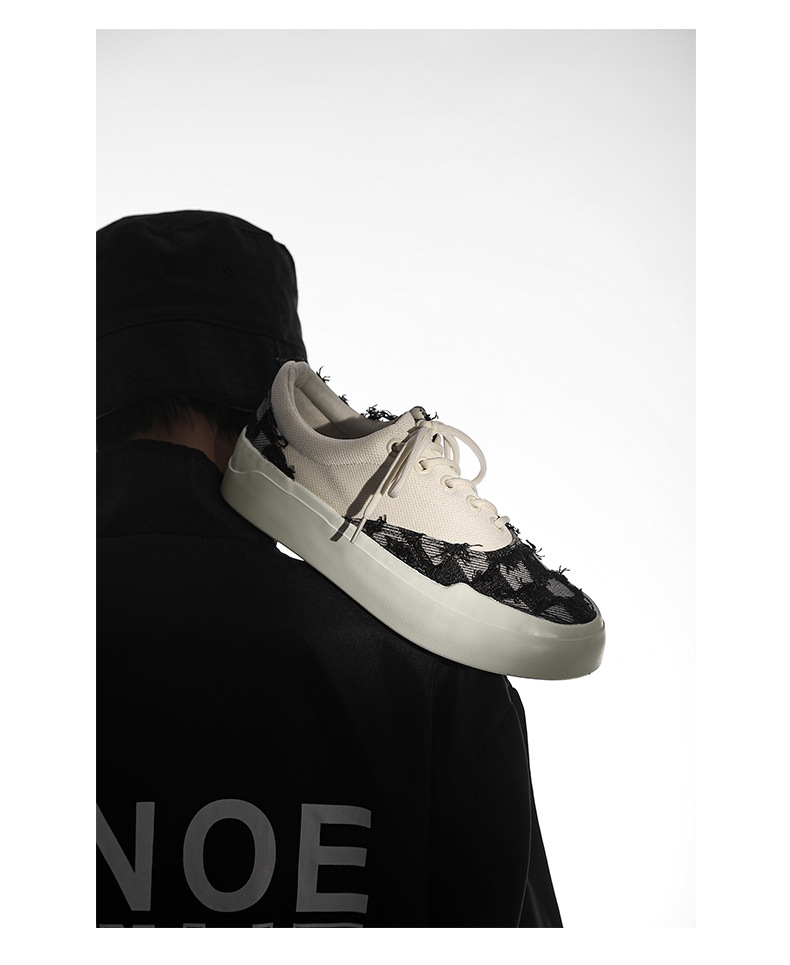 Vulcanized Rag Canvas Shoes For Men And Women Retro Style_voghion.com