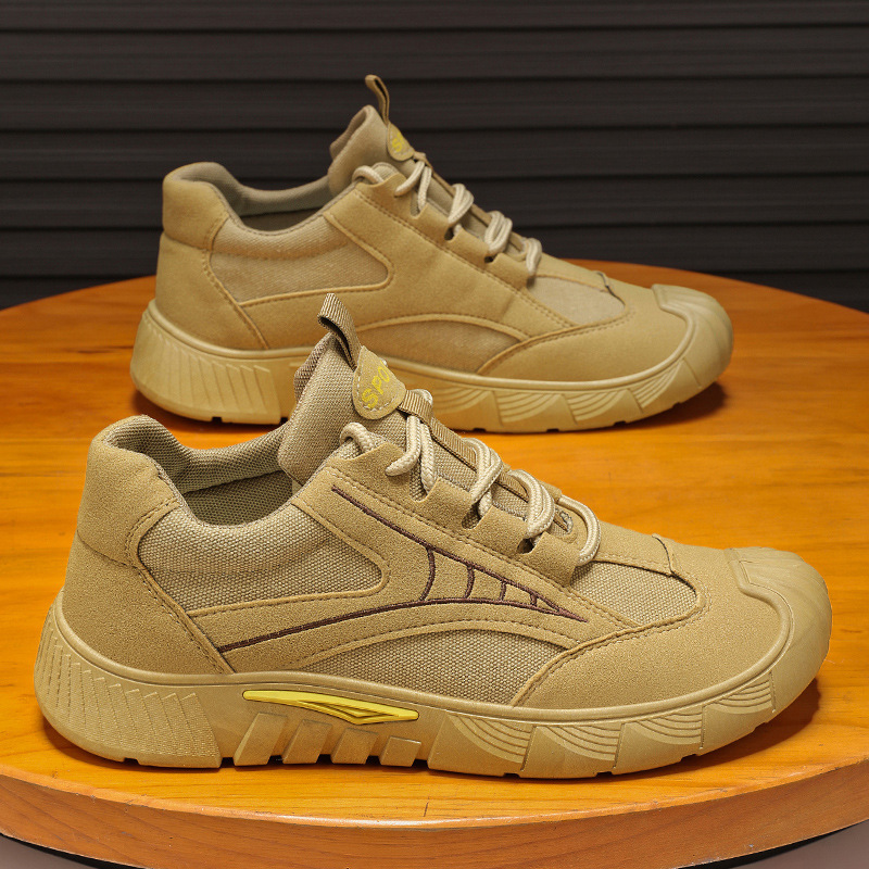 Men's Safety Shoes, New Winter Model, Breathable Work Shoes, Non-Slip, Wear-Resistant, Sports Shoes, Work Shoes, Hiking Shoes for Men