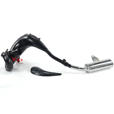 Two-Stroke Ax100 Off-Road Motorcycle: Motorcycle exhaust pipe