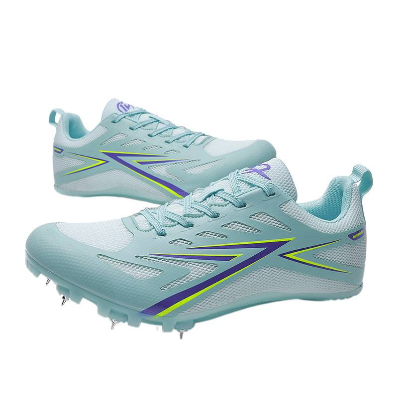 Zapatillas de Atletismo con Clavos con Suela de TPU y Malla de PU, Antideslizantes, para Deportes y Atletismo