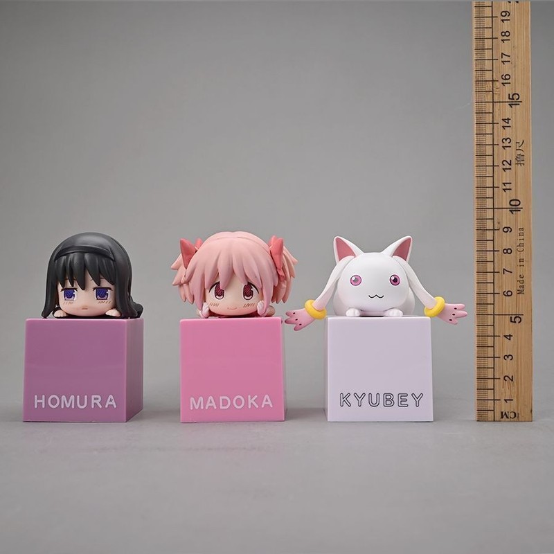 FuRyu 魔法少女 Q版 可爱趴趴 鹿目圆 丘比 晓美焰动漫手办批发|undefined
