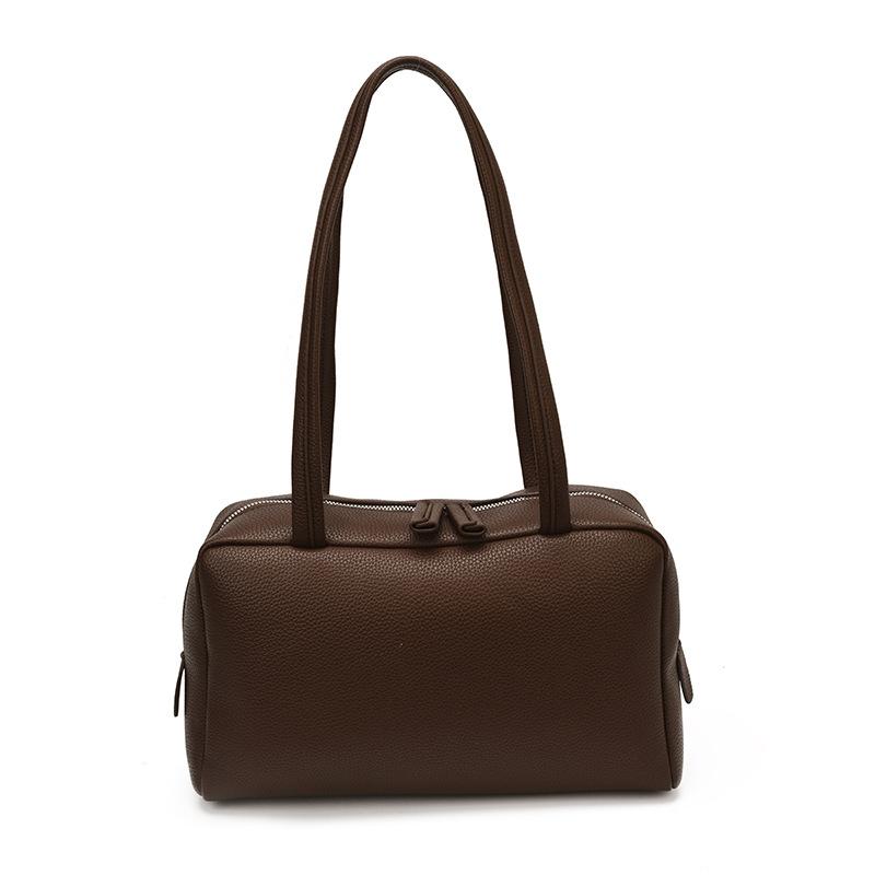 Bolso para mujeres 2026 nuevo nicho coreano litchi pattern commuting versátil bolso de hombro portátil brazo bolso casual