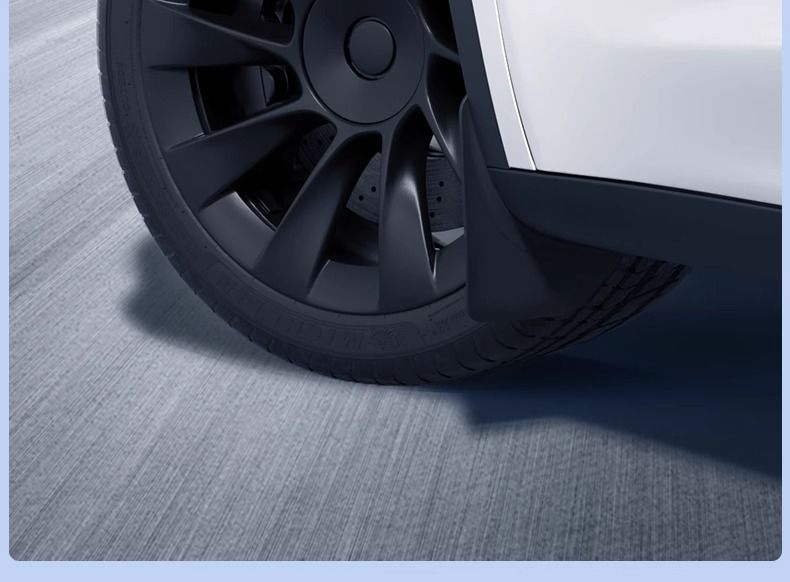 Suitable for Tesla Fender Modely New Version Fender Front and Rear Wheel Mudguard Protective Accessories