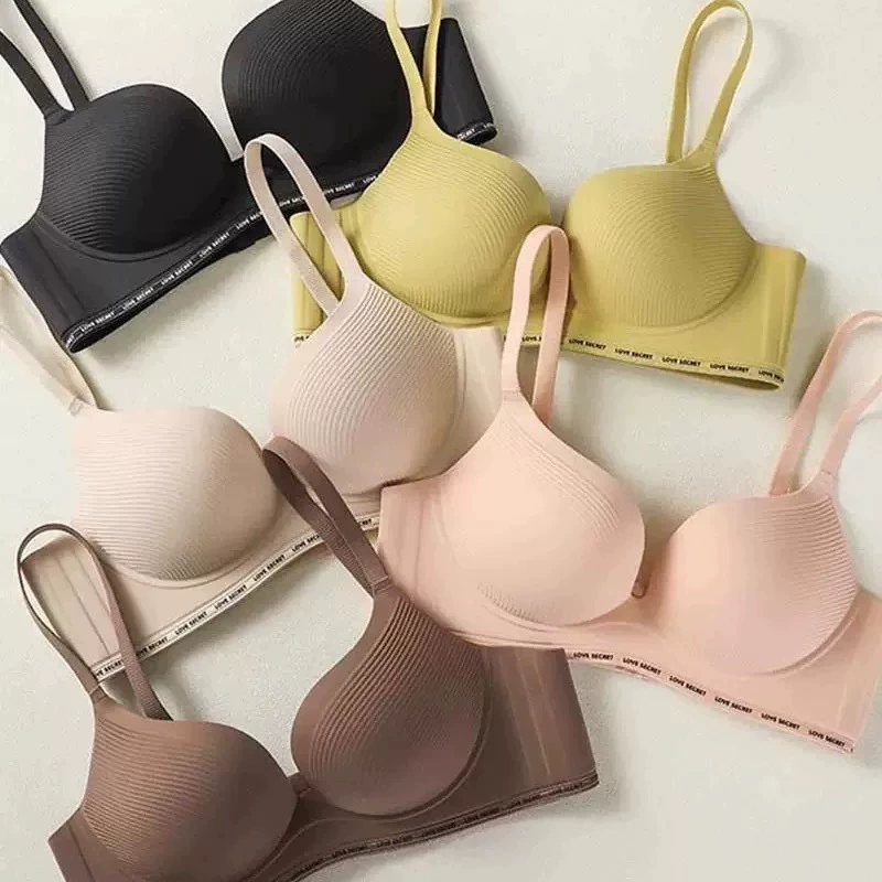 Push up bra, wireless bra, underwear, supporting bra top