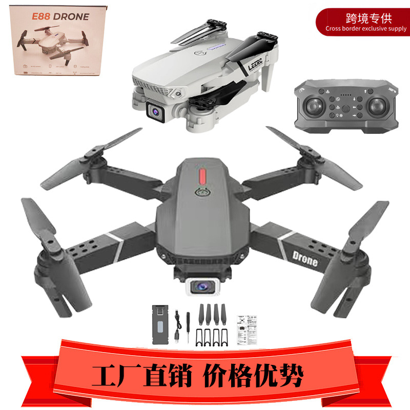 998PR0 HD aerial photography 4k ultra-long endurance aircraft children's toy folding aircraft e88 remote control drone