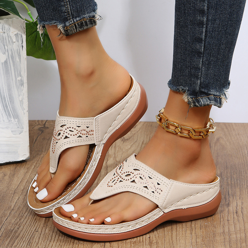 Women's Vintage Style Solid Color Open Toe Ankle Strap Sandals display picture 14