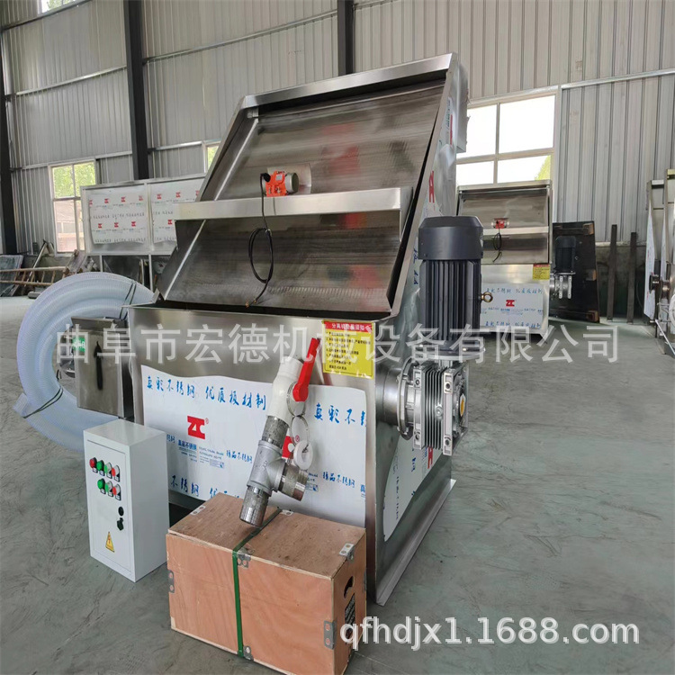 养殖场猪粪牛粪鸡粪鸭粪脱水机固液分离机干螺旋挤压式干湿分离器