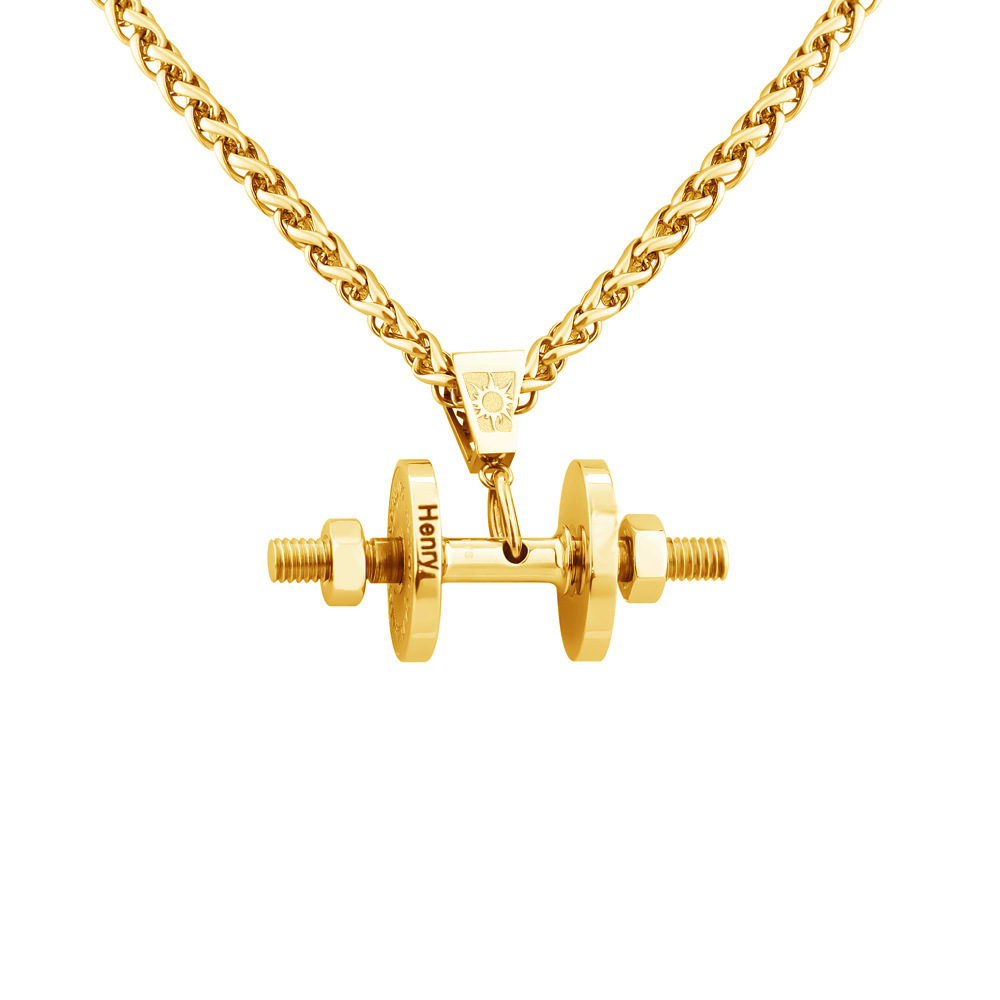 Collana con pendente a manubrio per uomo personalizzata_voghion.com
