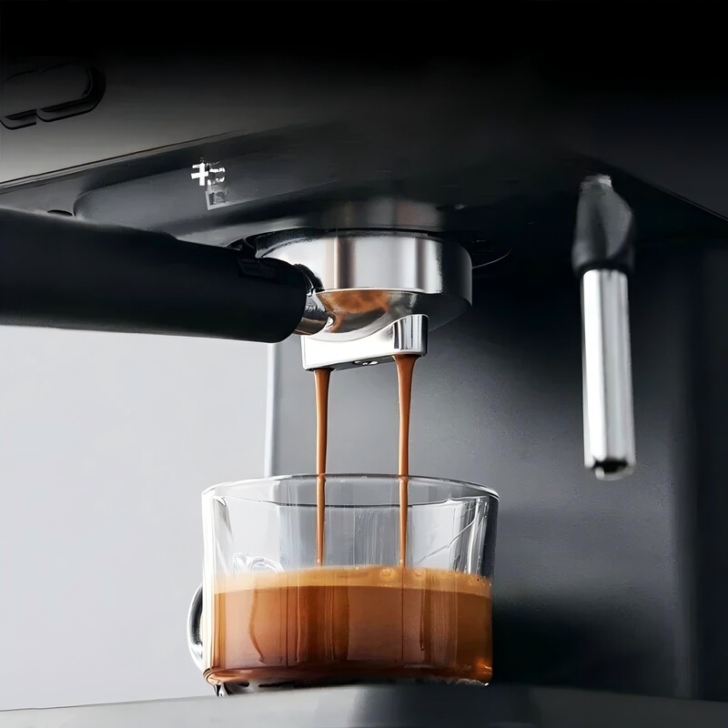 意式咖啡机家用半自动欧美英规Coffee高压萃取浓缩打奶泡一体机|undefined