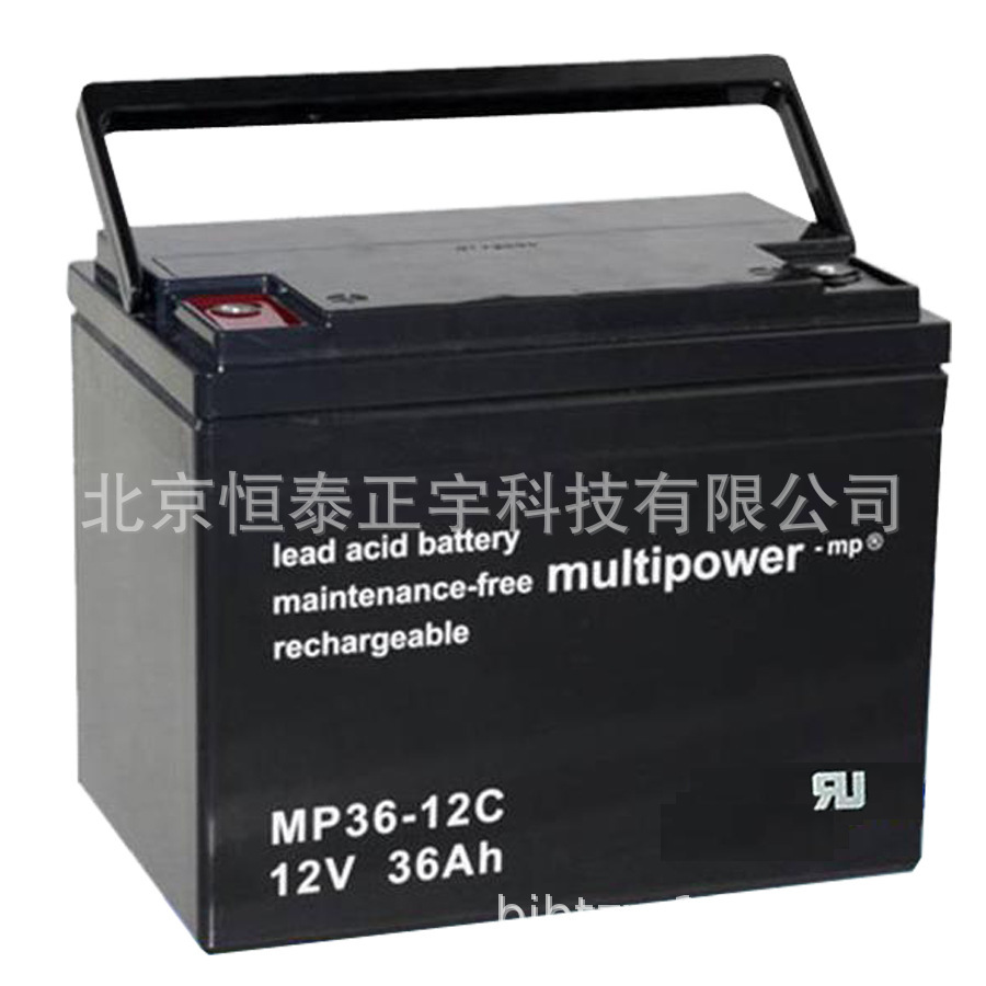 德国Multipower蓄电池MP12-12E 12V12AH消防照明 UPS配电室 EPS