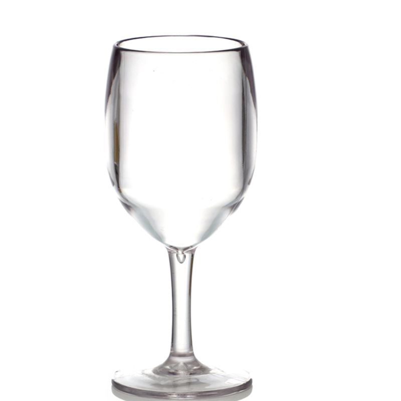 Acrílico champán vidrio hotel restaurante copa de vino de plástico brandy bar taza