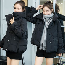 棉服女短款2022新款韓版學生寬松大碼面包服加厚冬季外套女棉衣襖