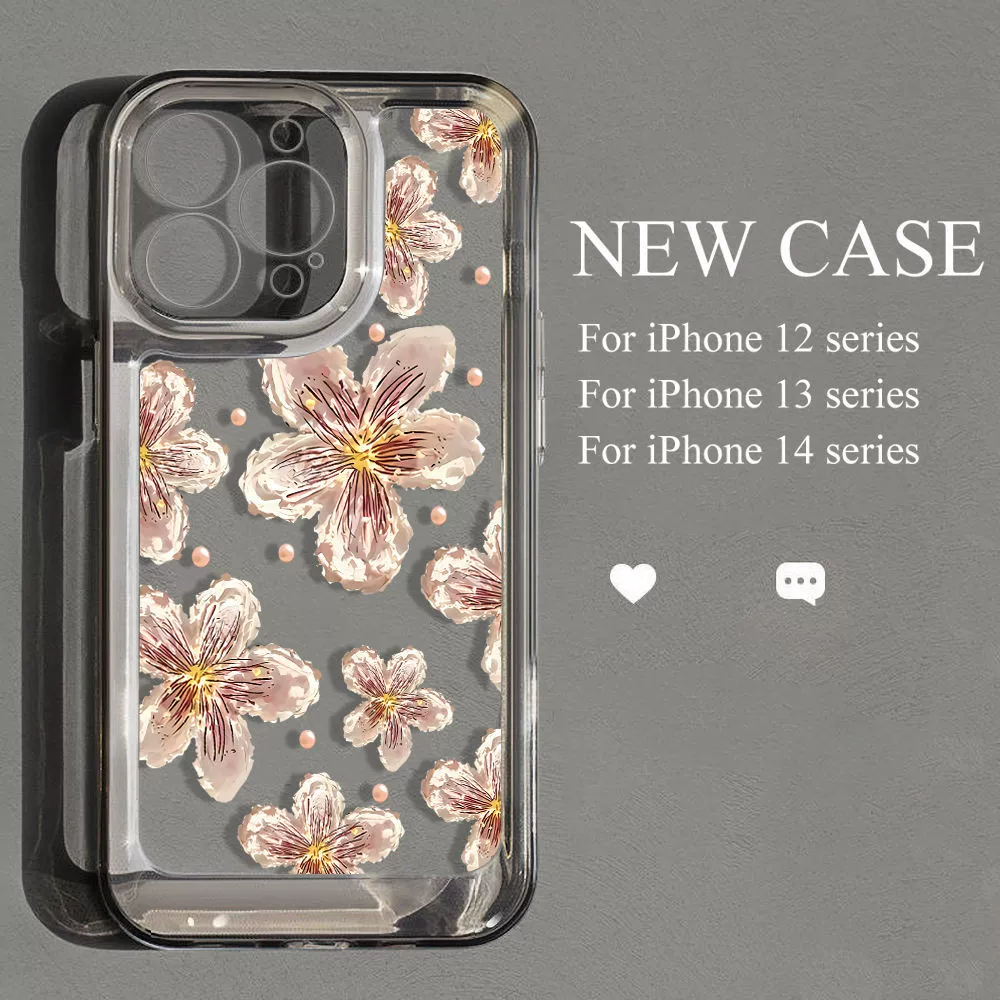 Apple, чехол из жемчуга совместимый с iPhone 13, цветочный узор, iphone, 17promax, 15