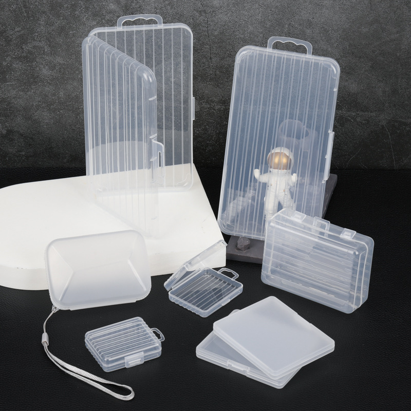 创意小行李箱收纳盒耳机线首饰收纳盒零件置物盒PP透明塑料盒防摔
