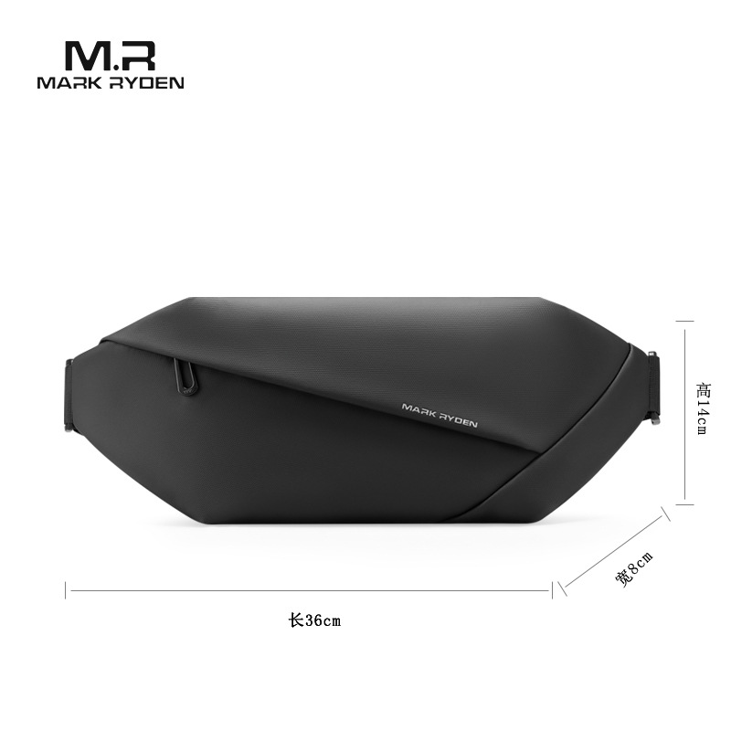 Bolso cruzado pequeño para hombre Marco Leideng, estilo urbano y deportivo, bandolera de moda