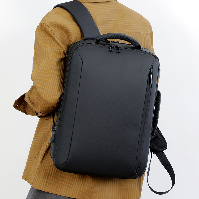 Multi-Compartment Laptop Bag, Simple Casual Business Commuter Backpack, Large Capacity Short-Distance Business Trip Travel Bag Multi-Compartment Laptop Bag, Simple Casual Business Commuter Backpack, Large Capacity Short-Distance Business Trip Travel Bag