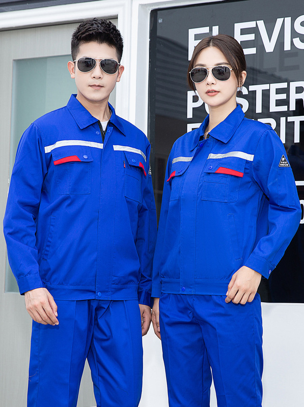春秋防静电工作服套装男长袖化工厂加油站电工服耐磨耐脏劳保服女|undefined