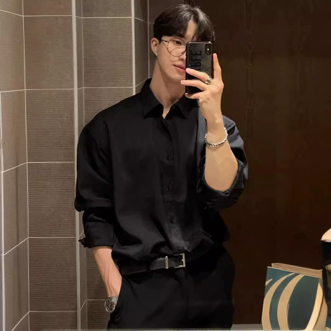 Британская рубашка для мужчин с длинными рукавами для мужчин с длинными рукавами