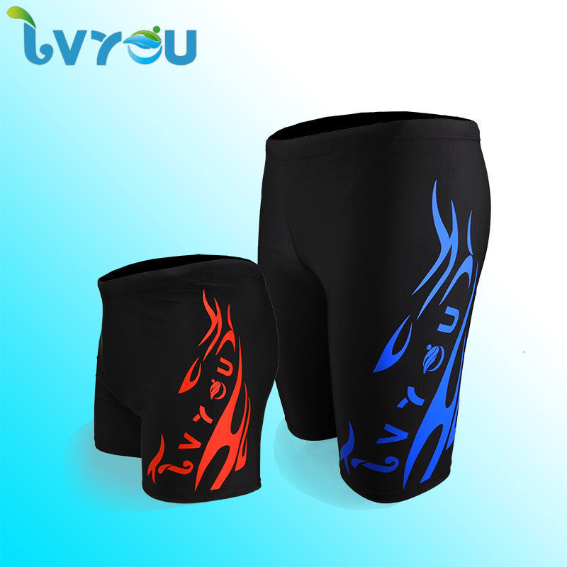 Bañador de Boxer para Hombre de Nailon Secado Rápido para Natación