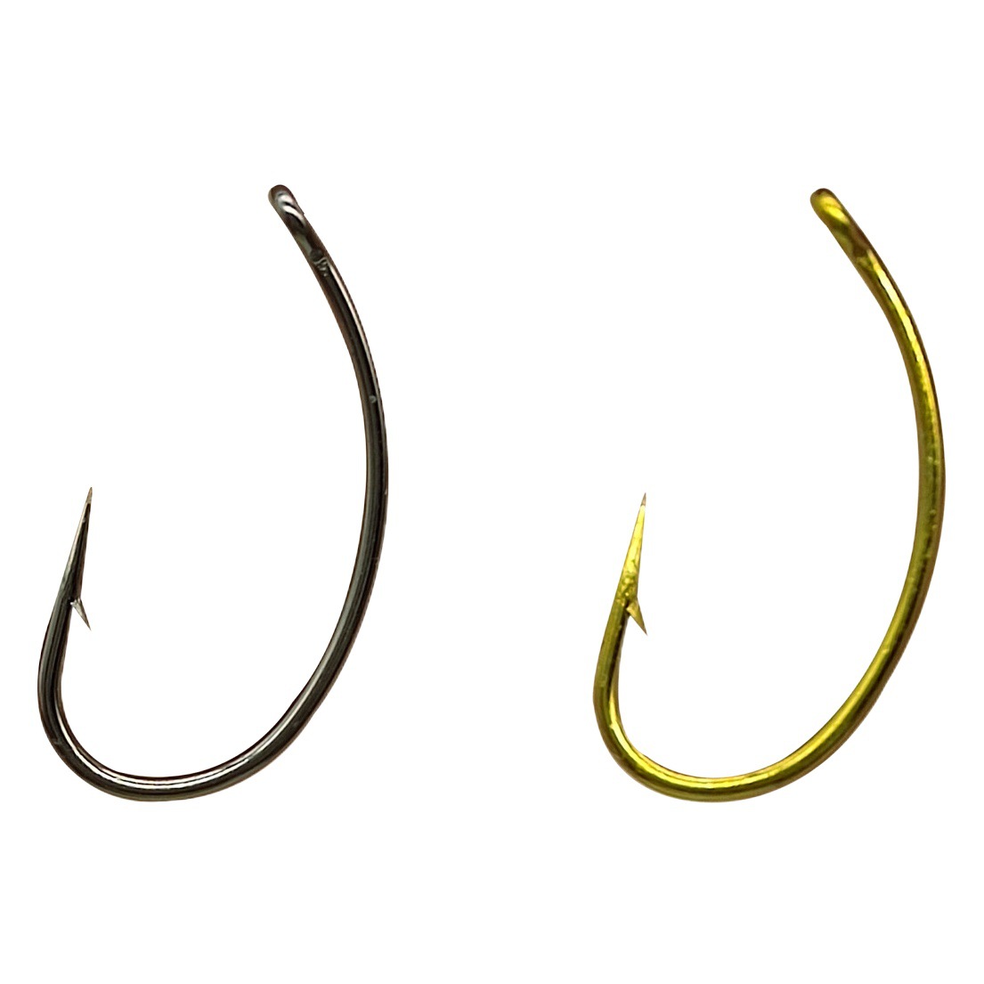 BLF300 Humpback Nymphs Fly Naked Hook High Carbon Steel Nickel Plated Fly Fishing Micro Luya Barbed Hook